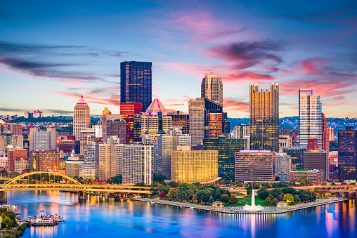 A view of Pittsburgh's skyline in 2018 